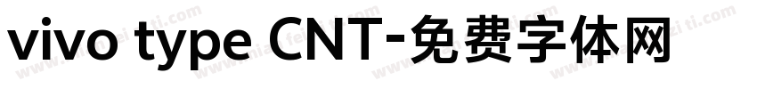 vivo type CNT字体转换